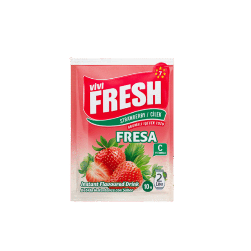Refresco instantáneo. Fresa Fresh