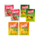 Refresco instantáneo. 6 unidades. Fresh. (2 naranja, 2 piña, 2 fresa)