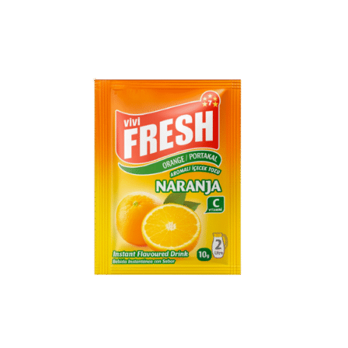 Refresco instantáneo sabor Naranja. Fresh