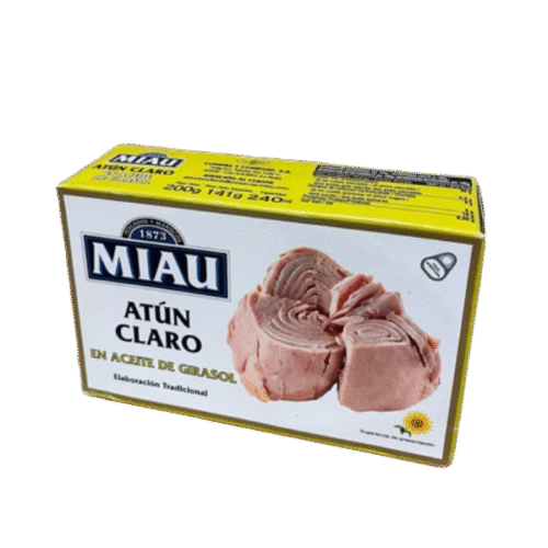 Atún claro en Aceite. 200 Gr MIAU