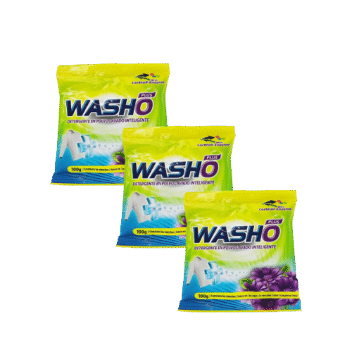 Detergente 100 gr. Washo Plus (3 unidades)