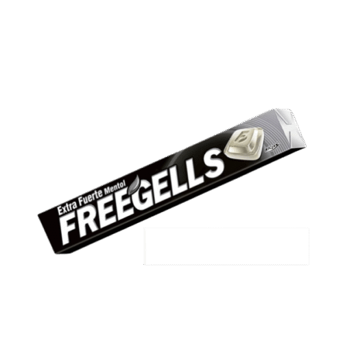 Pastillas de Menta Extra Fuertes. 1 tubito de 12 pastillas. Freegells