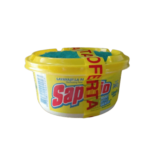 Detergente en Pasta. 360 Gr Aroma Limon. Marca Sapolio