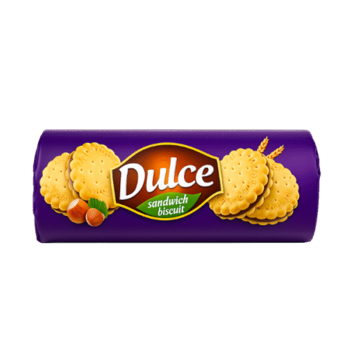 Galleta rellena sabor Avellana. 150 Gr Marca DULCE