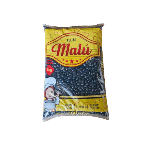 Frijoles Negros. 1 Kg c/u Malú (1 unidad)