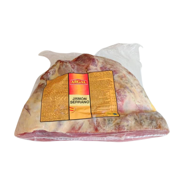 Jamón Serrano Español. 6 Libras (2.73 KG) Marca Argal