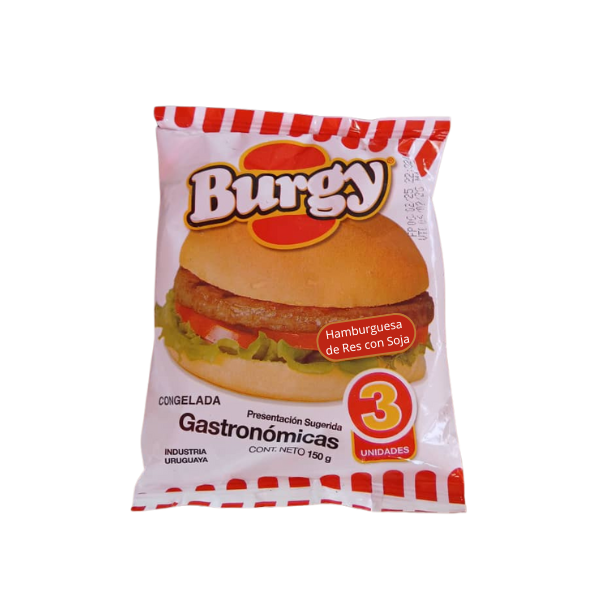 Hamburguesas. (3 unidades) 150 Gr
