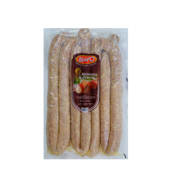 Chorizo Especial con cebolla. 8 Lb Marca Bravo
