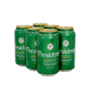 Cerveza Presidente. 6 unidades