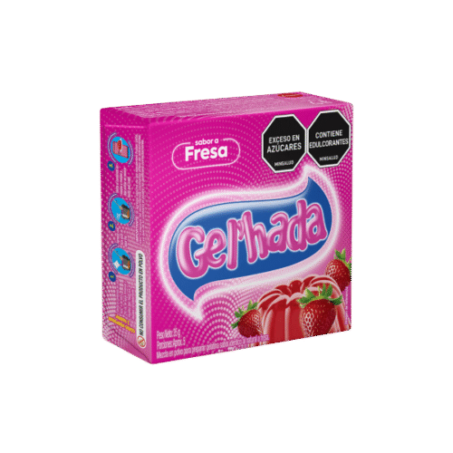 Gelatina de Fresa. 35 gr Gerhada