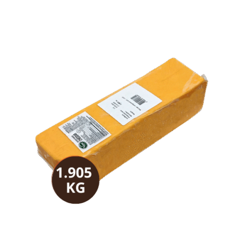 Queso Cheddar. 1.90 KG (4.19 Libras) Vima