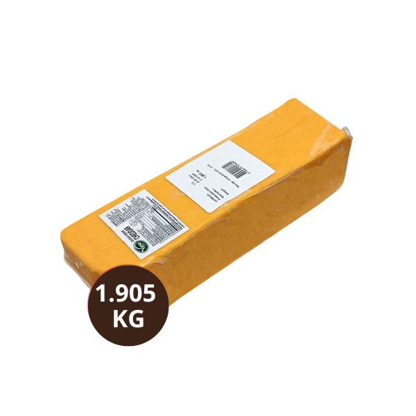 Queso Cheddar. 1.90 KG (4.19 Libras) Vima