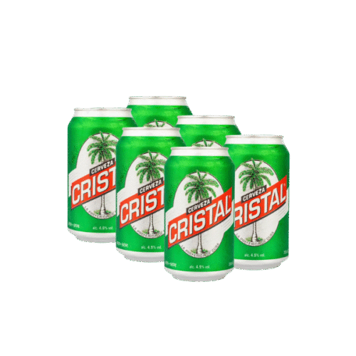 Cerveza Cristal (6 latas)