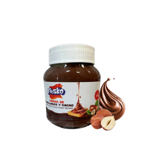 Crema de cacao y avellanas. 350 gr Fresko