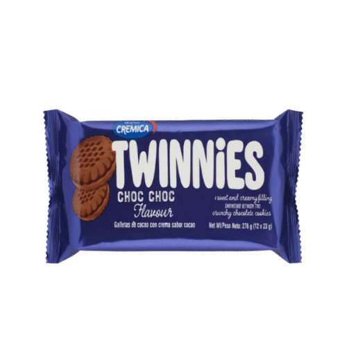 Galleta de chocolate con crema de vainilla. 276 gr (12 paquetes) Twinnies